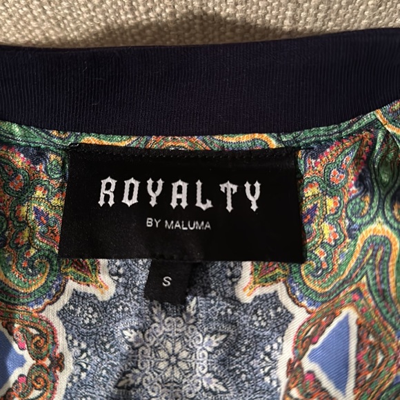 Royalty by Maluma Men’s Cotton Varsity Reversible Jacket - S - Picture 8 of 8